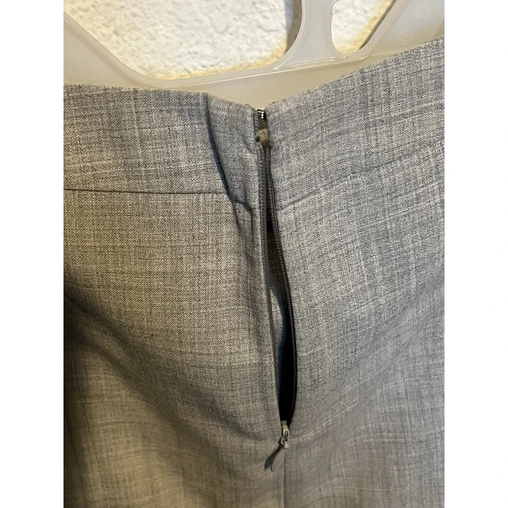 WOMENS SKIRT‎ SIZE 10 GREY BODY BY VICTORIA STRETCH ZIPPER STRAIGHT MIDI BO